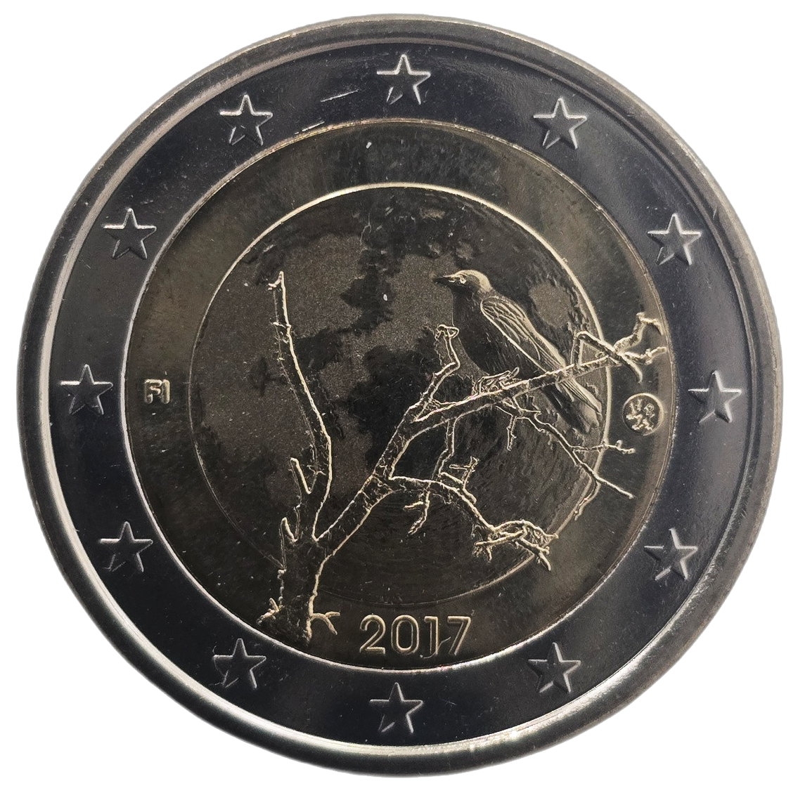 2 euros conmemorativa Naturaleza Finlandesa